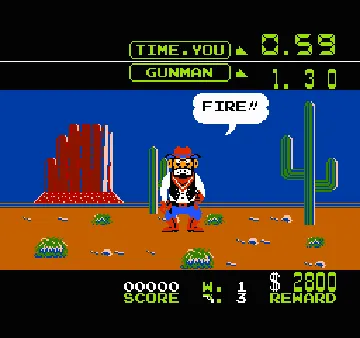 Wild Gunman (Japan, USA) (En) screen shot game playing